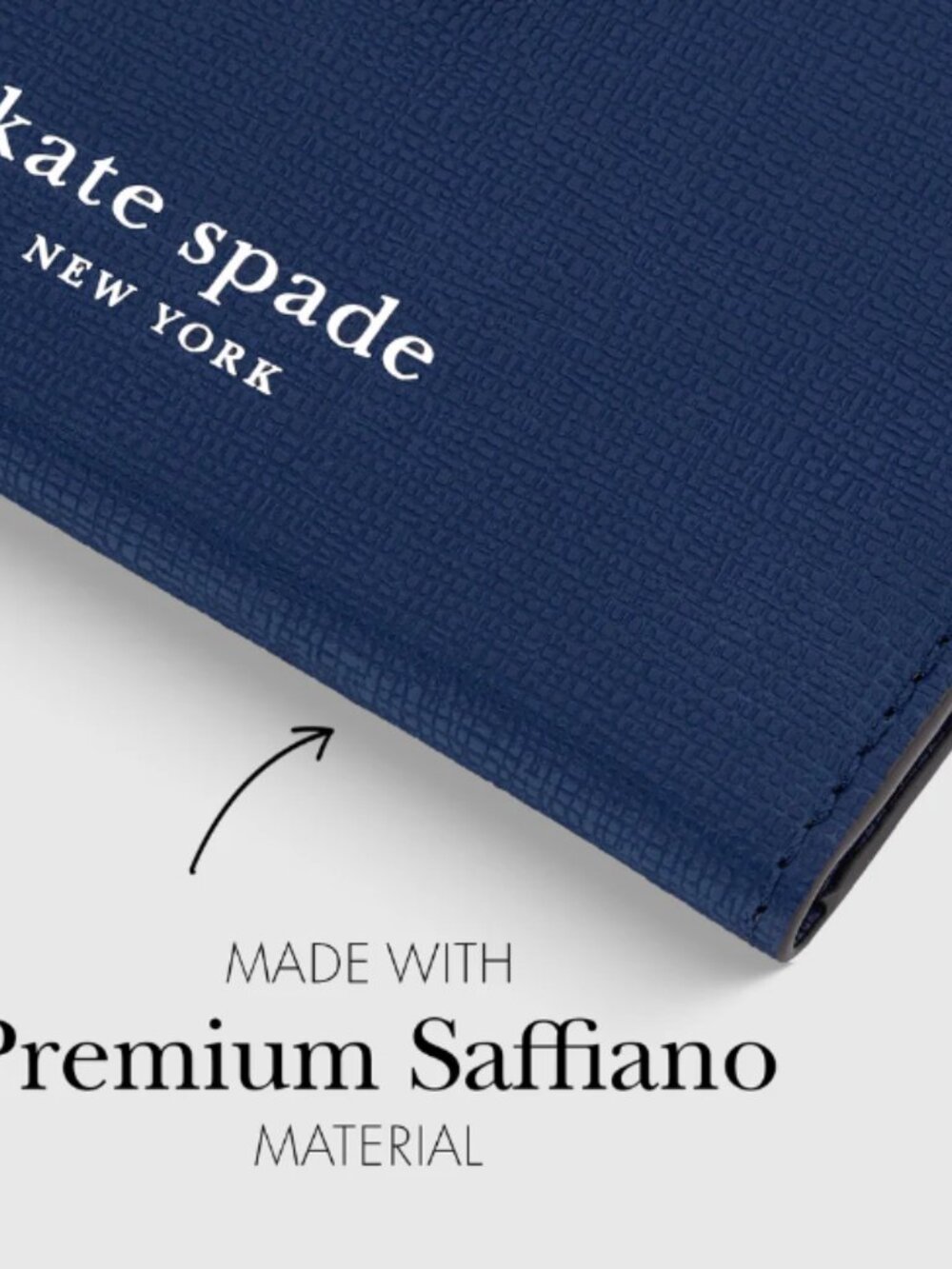 kate spade new york Navy Morgan MagSafe Wallet - Navy - NIB - Picture 4 of 6